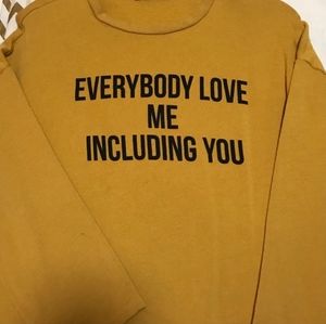 Zara Mustard Sweater dress